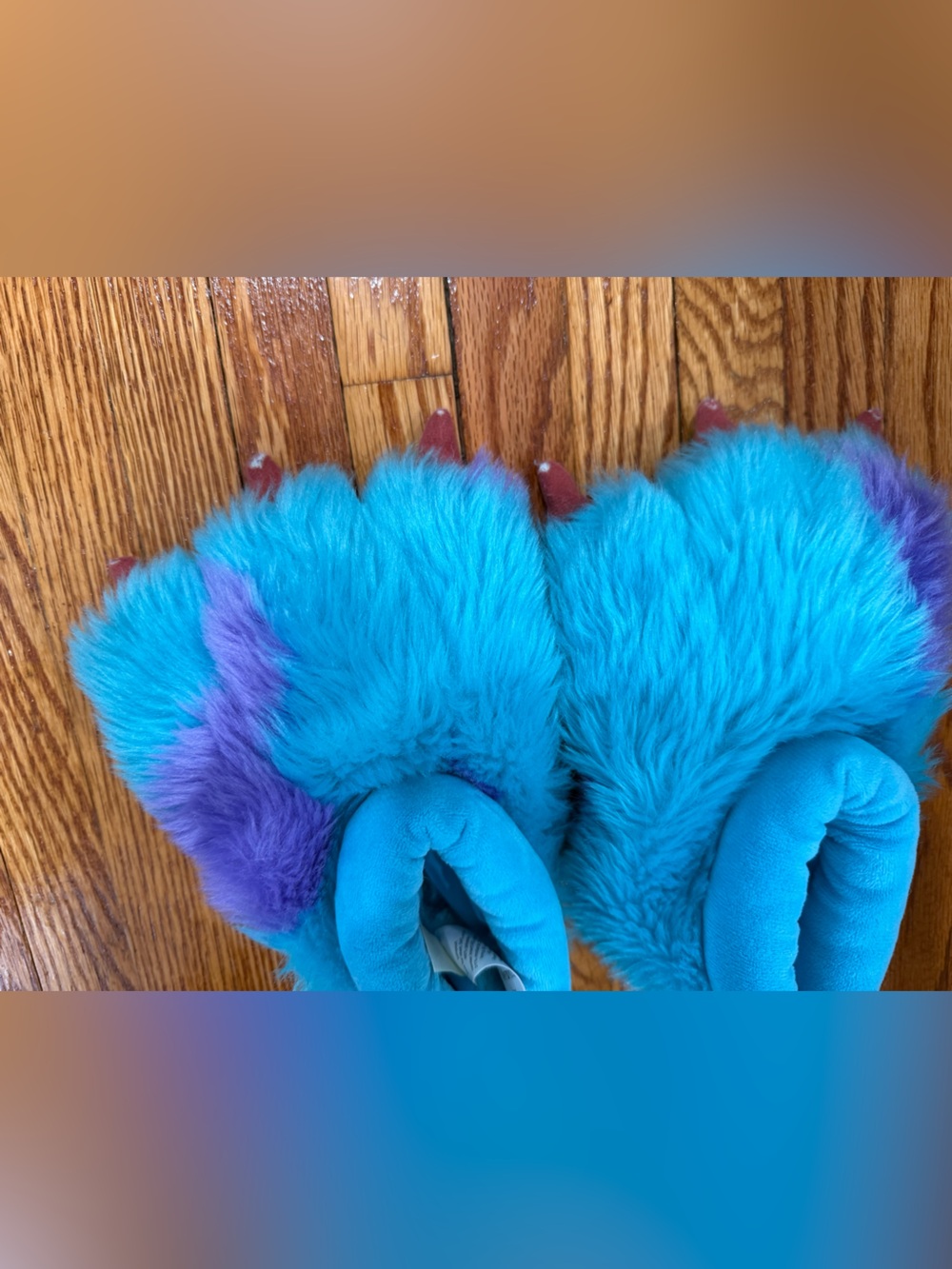 Pottery Barn Sully Monster Inc. Costume - Plush One-Piece with Hat & Slippers - Picture 3 of 3